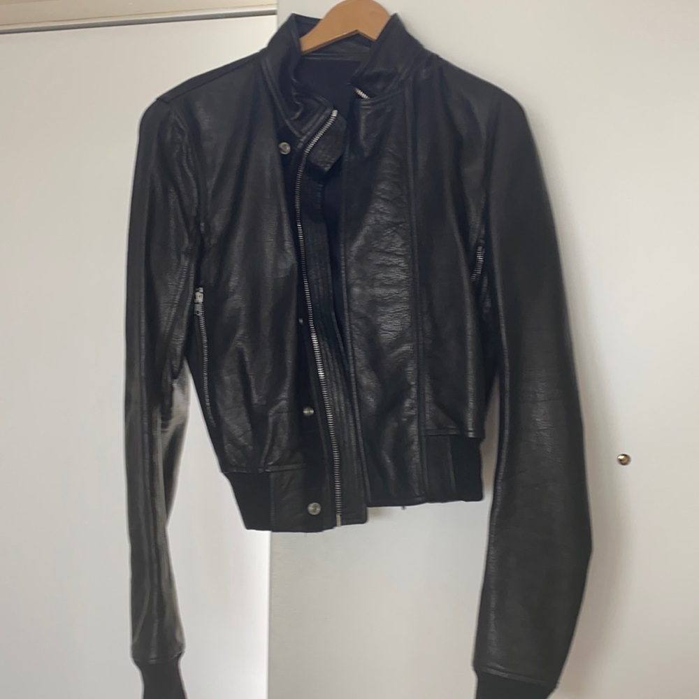 Rick Owens 48 IT men’s amazing leather jacket